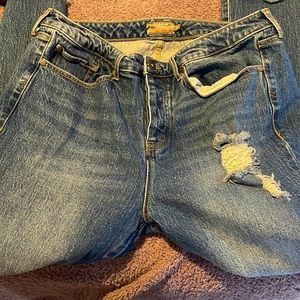 Torrid high waist ripped jeans